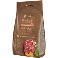 Fitmin Dog Purity Grain Free Adult Mini med nötkött - 4 kg