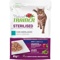 Natural Trainer Adult Sterilised - 12 x 85 g torsk