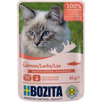 24x85g Bouchées en gelée saumon Bozita - Pâtée pour chat