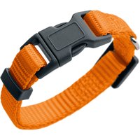 Collier HUNTER London, orange pour chien - Vario Basic taille S : tour de cou 24-36 cm, l 1 cm