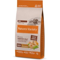Nature's Variety torrfoder + Original Paté No Grain våtfoderblandning på köpet! - 7 kg Healthy Grains Adult Mini kyckling + 4 x 150 g Mini