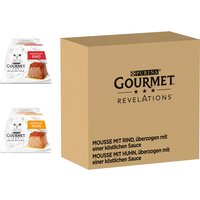 Gourmet Revelations Mousse 48 x 57 g - Megapack Ahorro - Vacuno y pollo