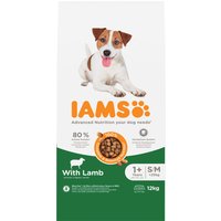 10 kg + 2 kg gratis! IAMS Advanced Nutrition droogvoer voor honden 12 kg - Adult Small & Medium Dog met Lam