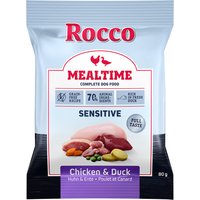 Rocco Mealtime Sensitive poulet, canard pour chien 80 g