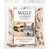 Wolf of Wilderness kaninöron med päls - 400 g