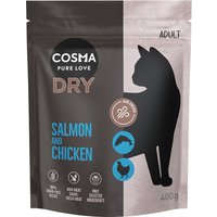 400g saumon, poulet Cosma Croquettes pour chat