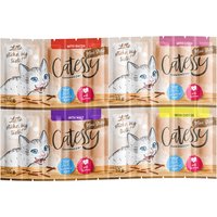 Catessy Mini-Sticks Mix 2 - 20 x 2 g med 4 smaker (bacon, lever, malt, ost)