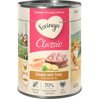 Feringa Classic Meat Menu 12 x 400 g pour chat - poulet, truite