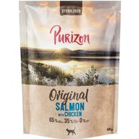 400g Purizon Sterilised Adult saumon avec poulet - sans céréales croquettes pour chat