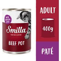 Smilla Beef Pot 6 x 400 g Nötkött & kycklinglever