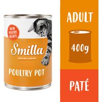 Smilla Poultry Pot 6 x 400 g - Mört fjäderfäkött med fjäderfähjärtan