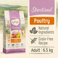 13kg (2x6.5kg) Feringa Adult Sterilised volaille croquettes pour chat