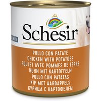 Schesir 12 x 285 g Alimento umido per cani - Pollo con Patate