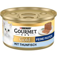 48x85g Gourmet Gold Les Mousselines thon - Pâtée pour chat