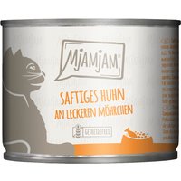 MjAMjAM 6 x 200 g pour chat - poulet, carottes