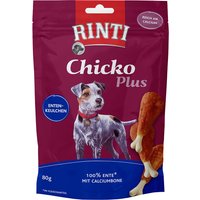 80g RINTI Chicko Plus Cuisses de canard - Friandises pour chien