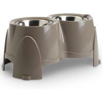 Porte-gamelles Ergo Feeder 2x1,5L pour chien - diamètre 18,5 cm, hauteur 28 cm