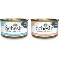 Schesir Kitten i gelé - Mixpaket 2 sorter 24 x 85 g