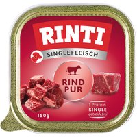 RINTI Viande pure 10 x 150 g pour chien - pur bœuf