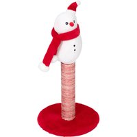 zooplus Exclusive klöspelare med snögubbe - Röd / vit
