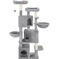 Feandrea Arbre à chat 164 cm, gris L55x l40x H164cm Chat