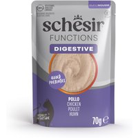 Schesir Functions Mousse 12 x 70 g - Digestive med kyckling
