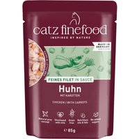 catz finefood Fine Fillets 16 x 85 g - Kyckling med morot