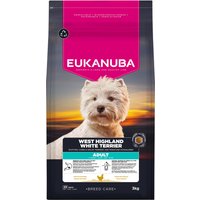 3x3kg Eukanuba Adult Breed Care West Highland White Terrier Croquettes pour chien