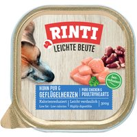 Ekonomipack: RINTI Leichte Beute18 x 300 g - Kyckling & fjäderfähjärtan
