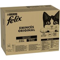 Jumbopack Felix 120 x 85 g pour chat - lot mixte viande, poisson
