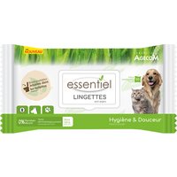50 lingettes Essentiel à l'aloe vera - pour chat
