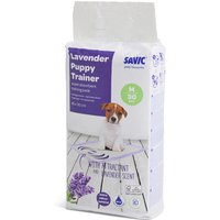 Tapis éducateurs Savic Puppy Trainer, senteur lavande pour chiot - taille M : L 45 x l 30 cm, 30 alèses