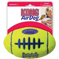 KONG bola oval com guizo brinquedo para cães - L: C 19 cm x L 10 cm (aprox.)