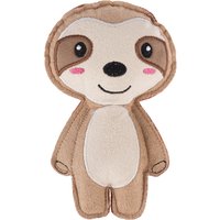 Jouet TIAKI Paresseux qui couine pour chien - L 17 x l 10 x H 4 cm