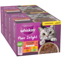 Multipack Whiskas Pure Delight portionspåse 48 x 85 g - Klassisk ragout i gelé