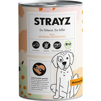 STRAYZ Ekologisk 6 x 400 g - Ekologisk kalkon med ekologisk pumpa, ekologisk fänkål och ekologiskt ris