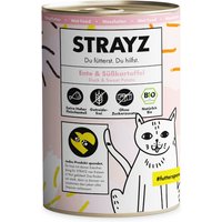 STRAYZ ekologiskt 6 x 400 g - Ekologisk anka & ekologisk sötpotatis
