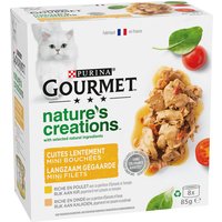 Gourmet Nature's Creations 8 x 85 g pour chat - poulet, dinde