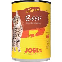Ekonomipack: JosiCat våtfoder i gelé 24 x 400 g - Nötkött