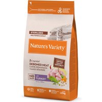 Nature's Variety No Grain Sterilised dinde pour chat - 2 x 1,25 kg