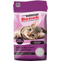Litière Super Benek Compact Lavande pour chat - 25 L