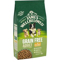 2x10kg Grain Free Adult Hypoallergenic dinde, légumes James Wellbeloved - Croquettes pour chien