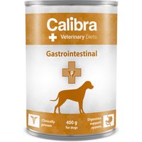Lot Calibra Veterinary Diet Gastrointestinal 12 x 400 g pour chien - saumon