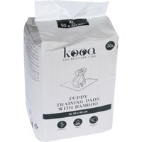 Alèses de propreté kooa avec du bambou pour chiot - taille XL : L 90 x l 60 cm, 30 alèses