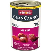 animonda GranCarno Original Adult 6 x 400 g pour chien - cœur