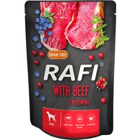 10x300g Rafi Dog, boeuf, nourriture humide pour chiens