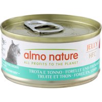 Ekonomipack:  Almo Nature HFC Natural 24 x 70 g - HFC Natural Öring & tonfisk i gelé
