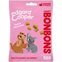 Friandises Edgard & Cooper Bonbons Petits morceaux pour chien - Puppy canard, poulet (50 g)