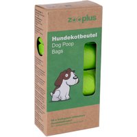 Biologiskt nedbrytbara hundbajspåsar, gröna - 4 rullar med 15 påsar vardera