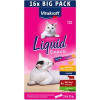 16x15g Vitakraft Cat Vloeibare-Snack Multipack kattensnacks